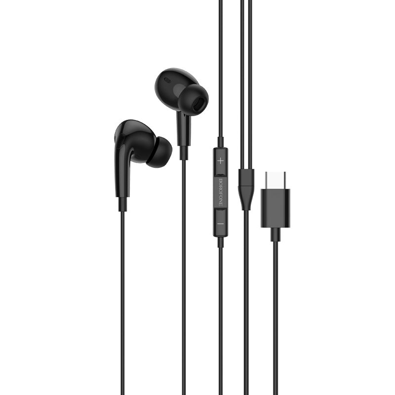 BOROFONE BM80 Pro Type-C Wire-controlled Digital Earphone with Microphone In-ear Headphone BOROFONE BM80 Pro Type-C Wire-controlled Digital Earphone with Microphone In-ear Headphone